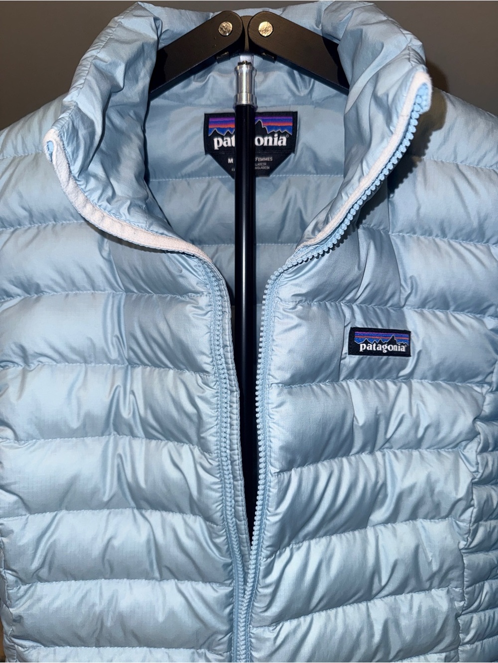 Patagonia Light Blue Women's Down Puffer Jacket